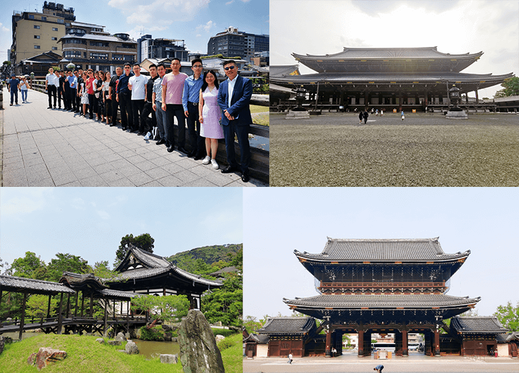 6月21日、京都を中心に観光しました。企業だけではなく景色も通して京都の魅力を感じ取っています